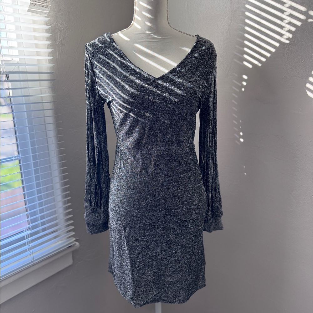 Elegant Gray Women's Dress